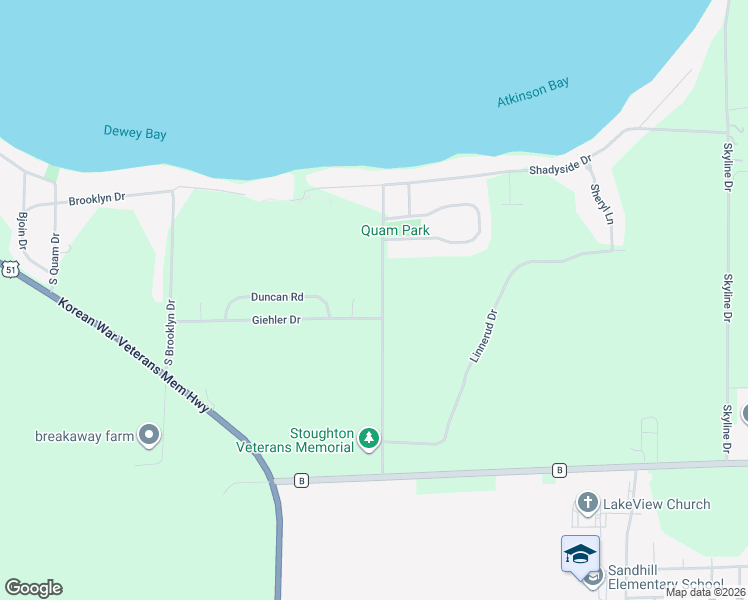 map of restaurants, bars, coffee shops, grocery stores, and more near 1813 Country Club Road in Stoughton