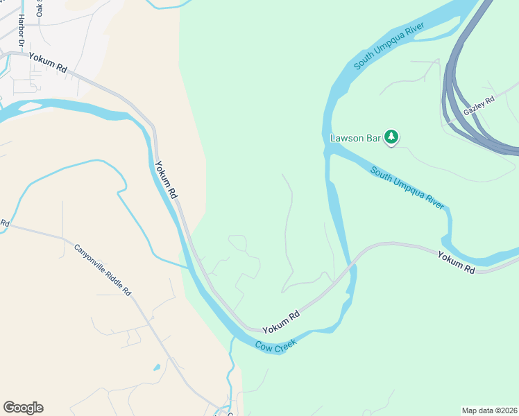 map of restaurants, bars, coffee shops, grocery stores, and more near 322 Winter Green Drive in Riddle