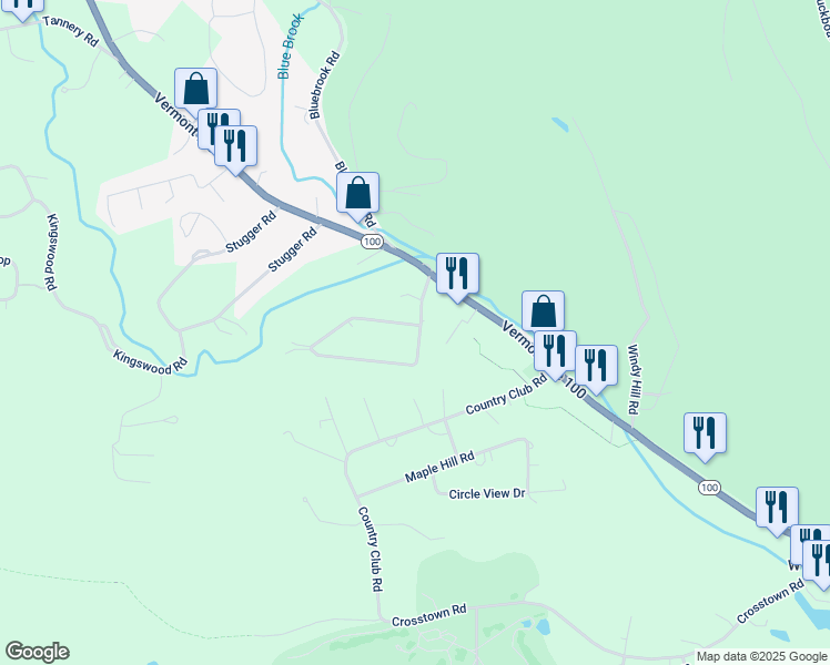 map of restaurants, bars, coffee shops, grocery stores, and more near 16 Edward's Village Loop in Dover