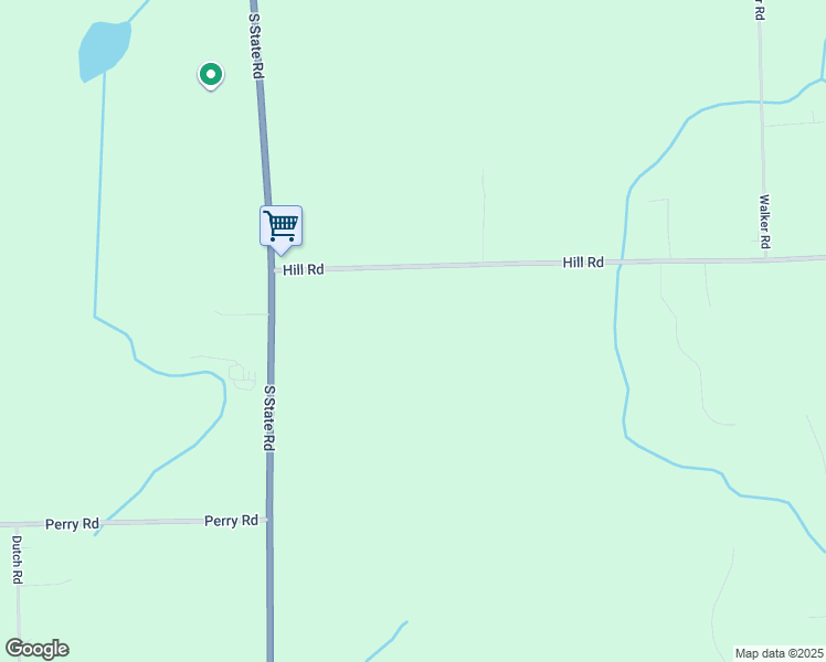 map of restaurants, bars, coffee shops, grocery stores, and more near 10406 Hill Road in Goodrich