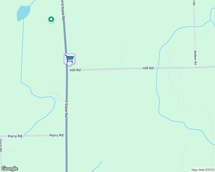 map of restaurants, bars, coffee shops, grocery stores, and more near 10406 Hill Road in Goodrich