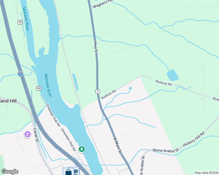 map of restaurants, bars, coffee shops, grocery stores, and more near 6532 New York 5 in Fort Plain