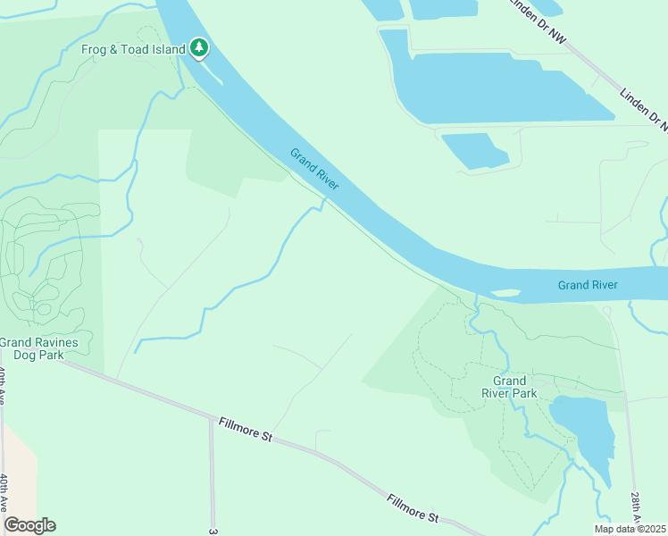 map of restaurants, bars, coffee shops, grocery stores, and more near 9767 Meana Drive in Georgetown Township