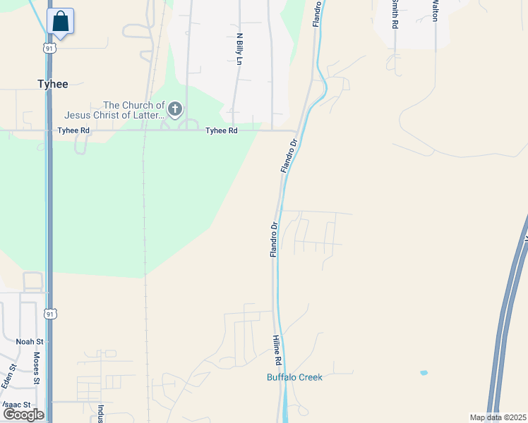 map of restaurants, bars, coffee shops, grocery stores, and more near 12747 North Hiline Road in Pocatello