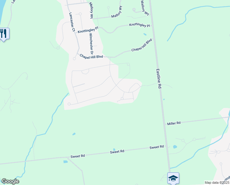 map of restaurants, bars, coffee shops, grocery stores, and more near 203 Hickory Bend in Ballston Lake