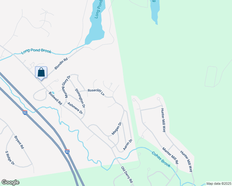 map of restaurants, bars, coffee shops, grocery stores, and more near 9 Karine Lane in Manchester