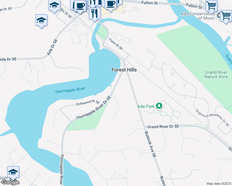 1000 Thornapple River Drive Southeast, Forest Hills MI Walk Score