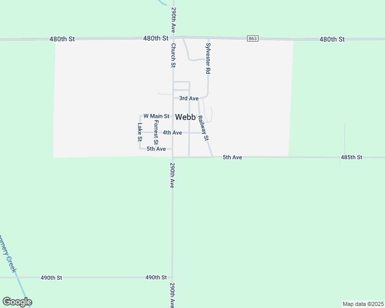 map of restaurants, bars, coffee shops, grocery stores, and more near 518 Boyden Street in Webb