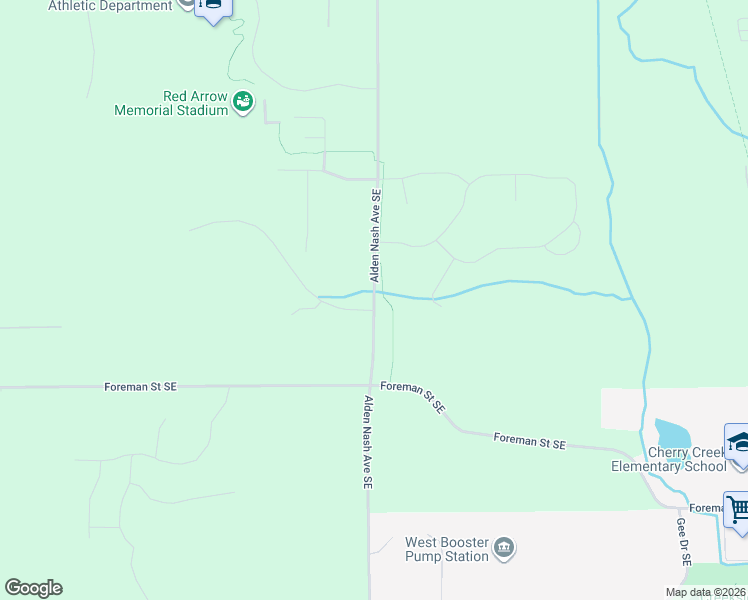 map of restaurants, bars, coffee shops, grocery stores, and more near 1073 Alden Nash Avenue Southeast in Lowell
