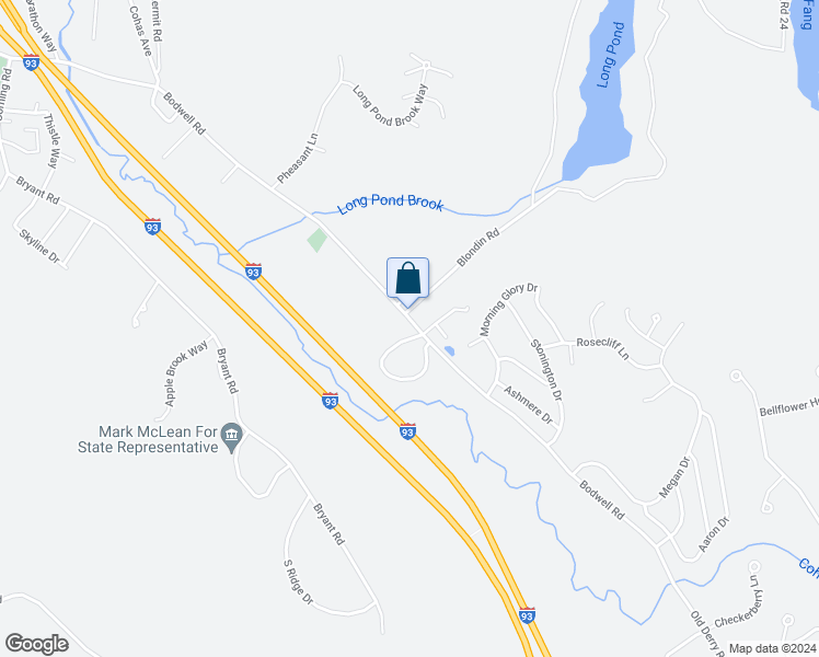 map of restaurants, bars, coffee shops, grocery stores, and more near 11 Newtons Meadow Way in Manchester