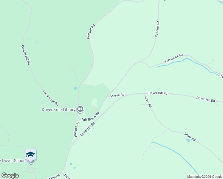 map of restaurants, bars, coffee shops, grocery stores, and more near 156 Taft Brook Road in Dover