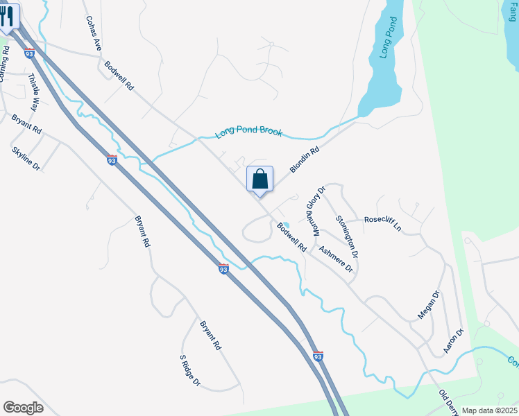 map of restaurants, bars, coffee shops, grocery stores, and more near 11 Newtons Meadow Way in Manchester