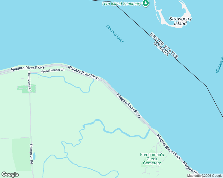 map of restaurants, bars, coffee shops, grocery stores, and more near 1339 Niagara Parkway in Fort Erie