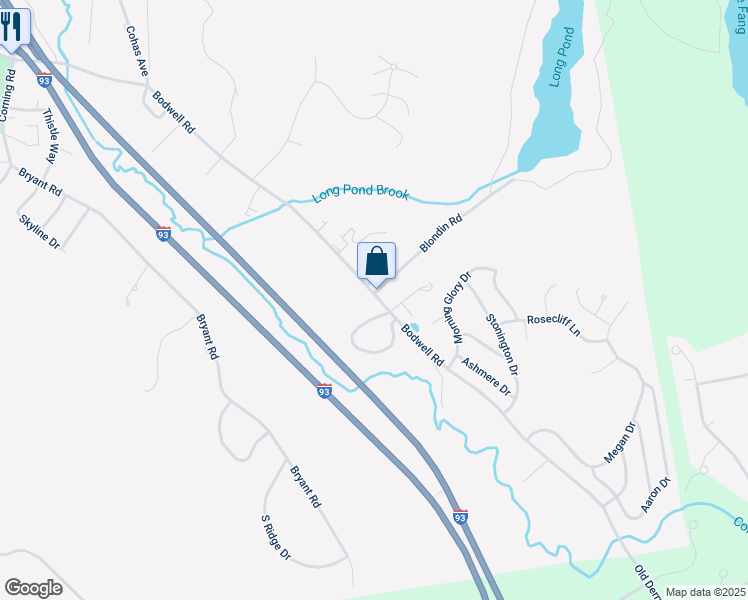 map of restaurants, bars, coffee shops, grocery stores, and more near 11 Newtons Meadow Way in Manchester