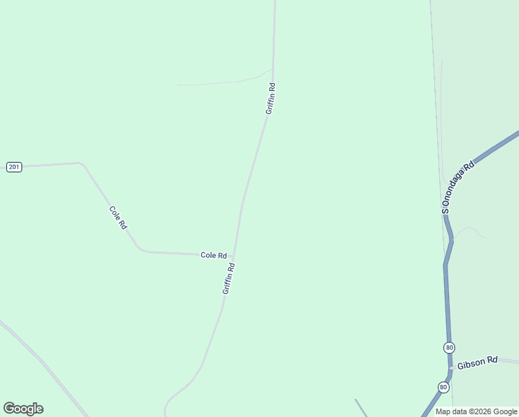 map of restaurants, bars, coffee shops, grocery stores, and more near 3600 Griffin Road in Syracuse