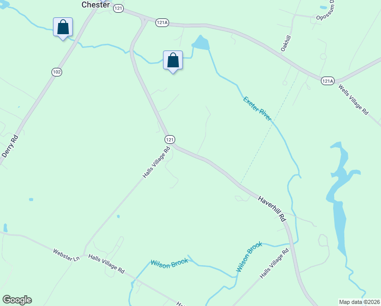 map of restaurants, bars, coffee shops, grocery stores, and more near 181 Haverhill Road in Chester