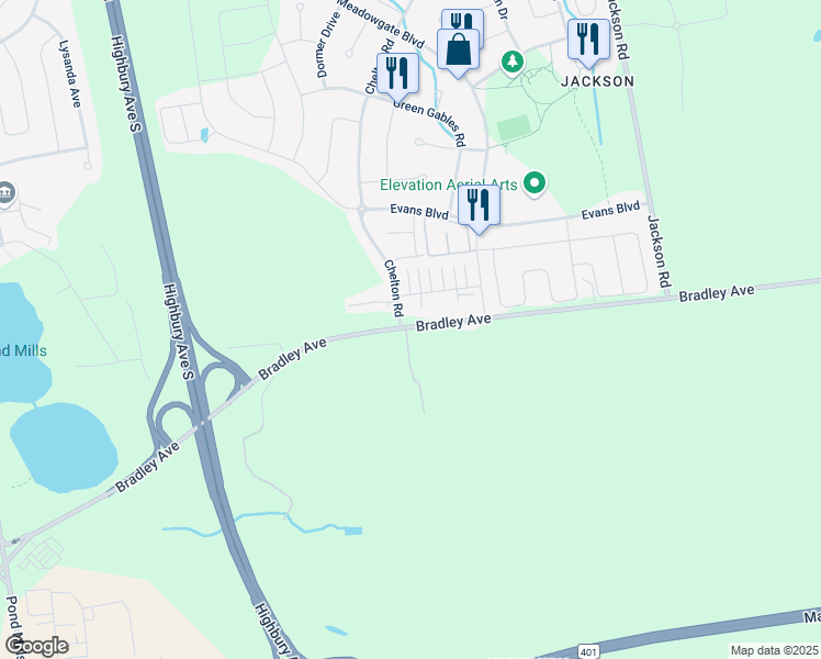 map of restaurants, bars, coffee shops, grocery stores, and more near 1629 Bradley Avenue in London