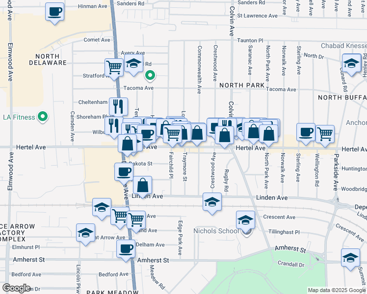 Hertel Ave & Lovering Ave, Buffalo NY Walk Score