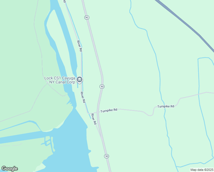 map of restaurants, bars, coffee shops, grocery stores, and more near 6820 New York 90 in Cayuga