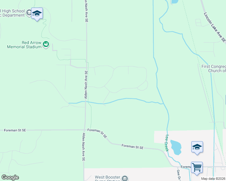 map of restaurants, bars, coffee shops, grocery stores, and more near 12111 Apple Cart Lane in Lowell