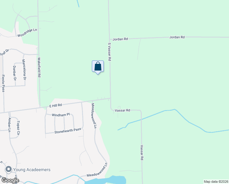 map of restaurants, bars, coffee shops, grocery stores, and more near 5497 Vassar Road in Grand Blanc