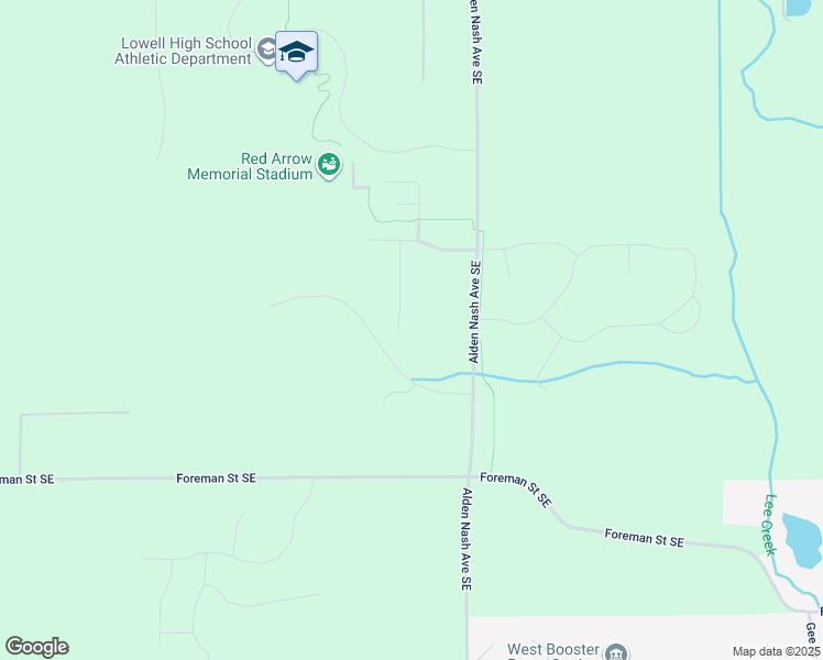 map of restaurants, bars, coffee shops, grocery stores, and more near 912 Soren Court Southeast in Lowell