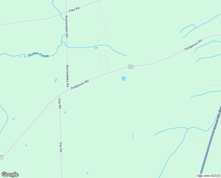 map of restaurants, bars, coffee shops, grocery stores, and more near 3500 Dodgeson Rd in Alexander