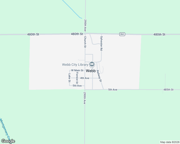 map of restaurants, bars, coffee shops, grocery stores, and more near in Webb