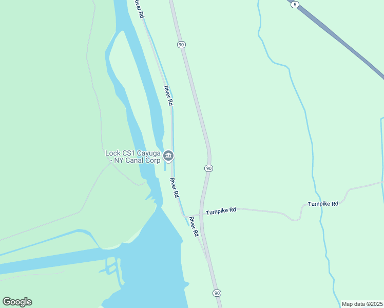 map of restaurants, bars, coffee shops, grocery stores, and more near 6819 New York 90 in Cayuga