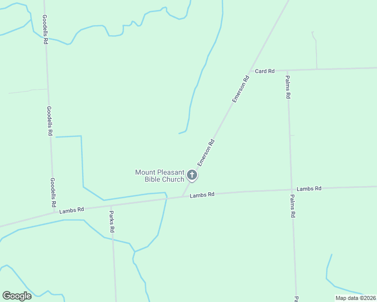 map of restaurants, bars, coffee shops, grocery stores, and more near 1559 Emerson Road in Goodells