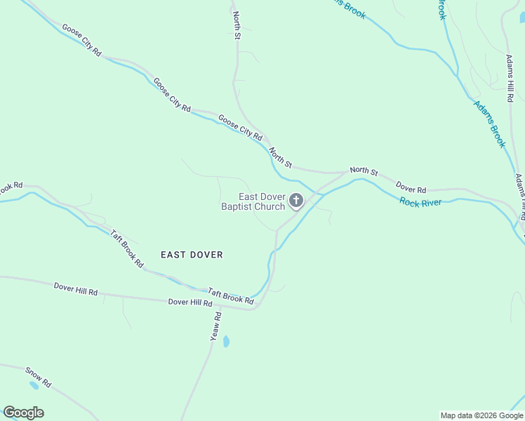 map of restaurants, bars, coffee shops, grocery stores, and more near 8 Brickyard Road in Dover