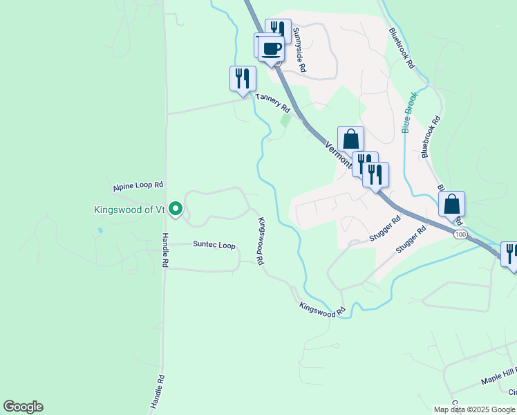 map of restaurants, bars, coffee shops, grocery stores, and more near 37A Kingswood Road in Dover