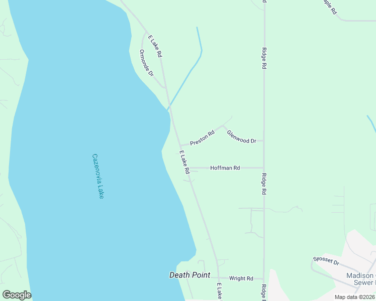 map of restaurants, bars, coffee shops, grocery stores, and more near 1992 Preston Road in Cazenovia