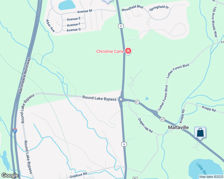 map of restaurants, bars, coffee shops, grocery stores, and more near 2272 U.S. 9 in Mechanicville