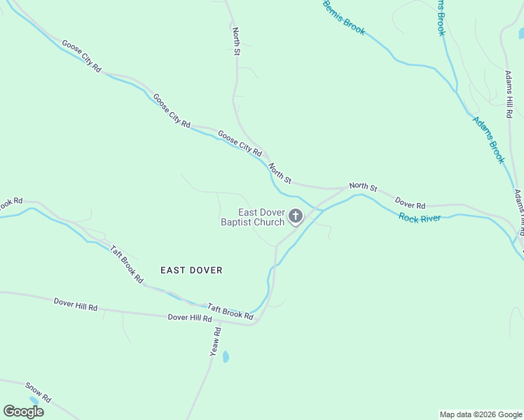 map of restaurants, bars, coffee shops, grocery stores, and more near 8 Brickyard Road in Dover