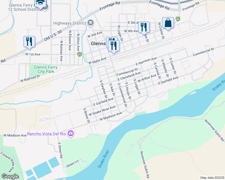 South Ada Street, Glenns Ferry ID Walk Score