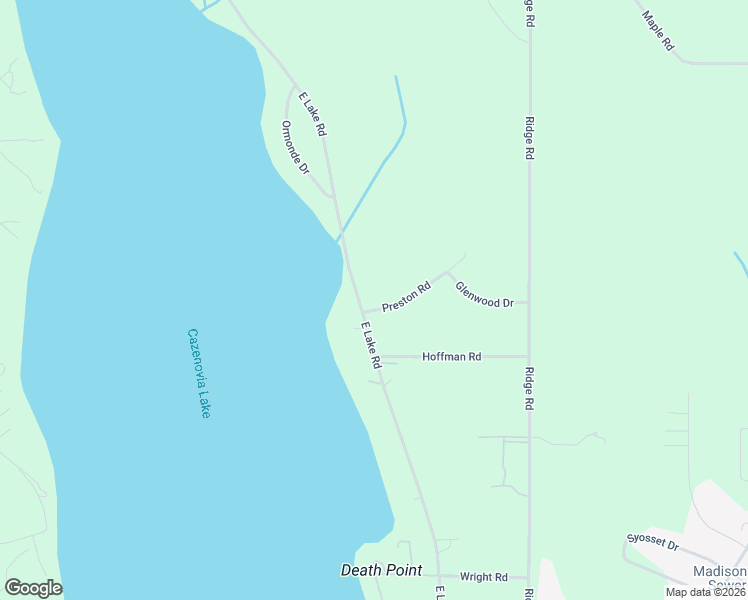 map of restaurants, bars, coffee shops, grocery stores, and more near 1992 Preston Road in Cazenovia