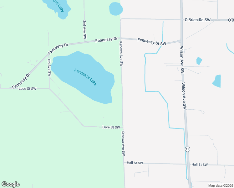map of restaurants, bars, coffee shops, grocery stores, and more near 10085 Kenowa Avenue Southwest in Grand Rapids