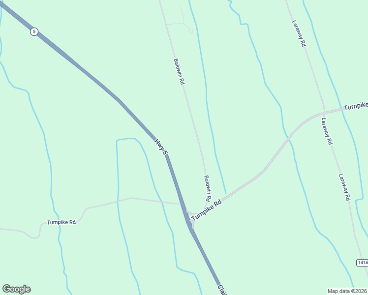 map of restaurants, bars, coffee shops, grocery stores, and more near 6875 Baldwin Road in Cayuga