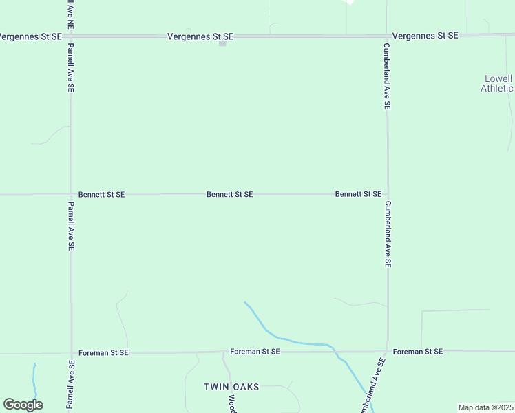 map of restaurants, bars, coffee shops, grocery stores, and more near 10860 Bennett Street Southeast in Lowell