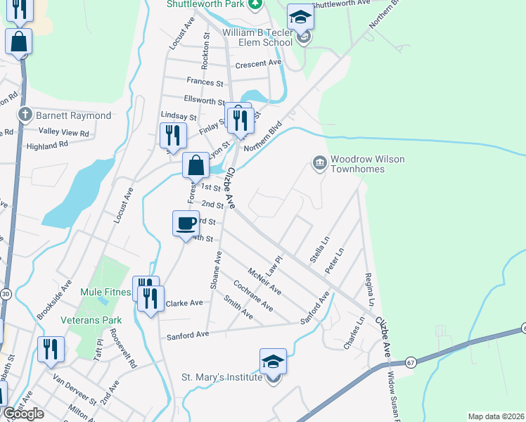 map of restaurants, bars, coffee shops, grocery stores, and more near 6 Wilton Road in Amsterdam