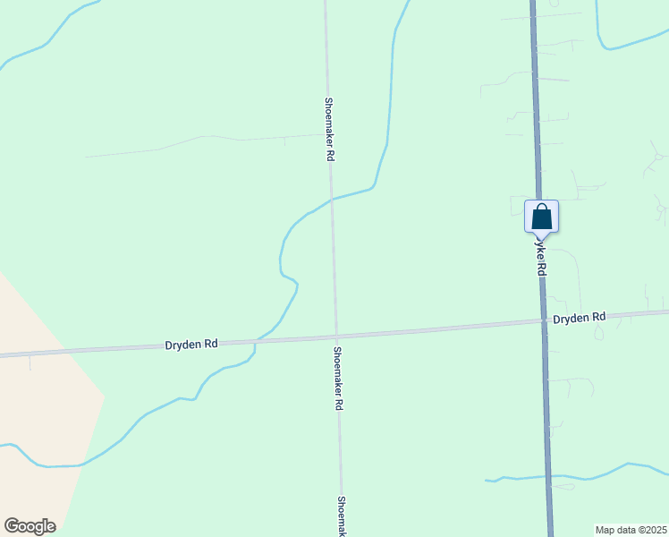 map of restaurants, bars, coffee shops, grocery stores, and more near 3912 Shoemaker Road in Almont