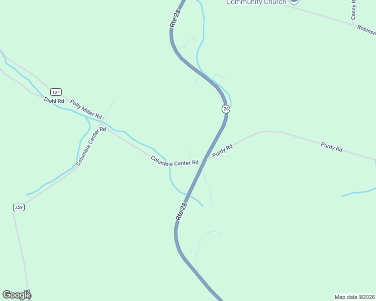 map of restaurants, bars, coffee shops, grocery stores, and more near 653 Columbia Center Road in Mohawk