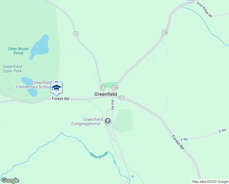 map of restaurants, bars, coffee shops, grocery stores, and more near 1 Slip Road in Greenfield