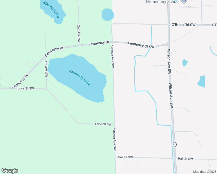 map of restaurants, bars, coffee shops, grocery stores, and more near 10085 Kenowa Avenue Southwest in Grand Rapids