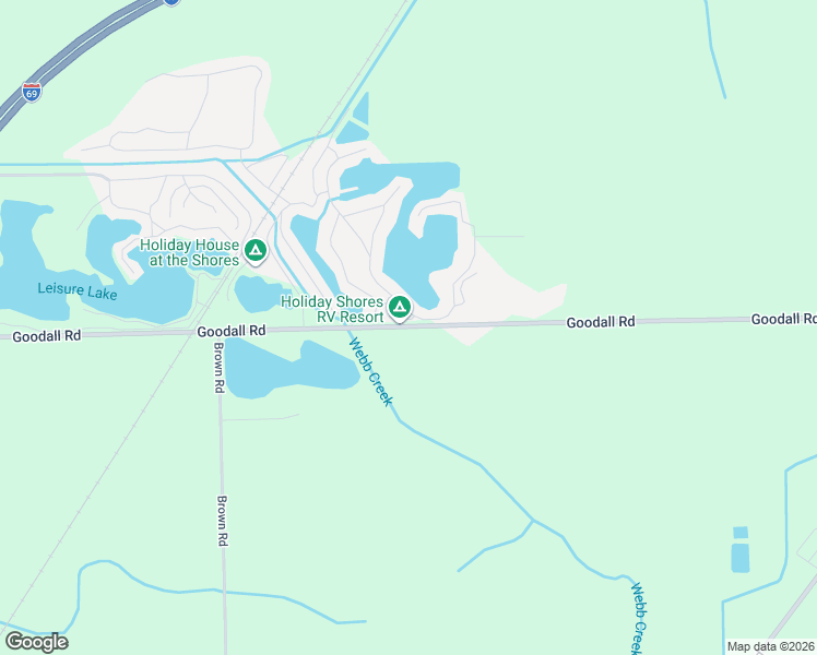 map of restaurants, bars, coffee shops, grocery stores, and more near 11105 Goodall Road in Durand