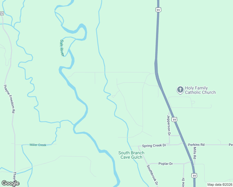 map of restaurants, bars, coffee shops, grocery stores, and more near 281 Golden Stone in Thayne