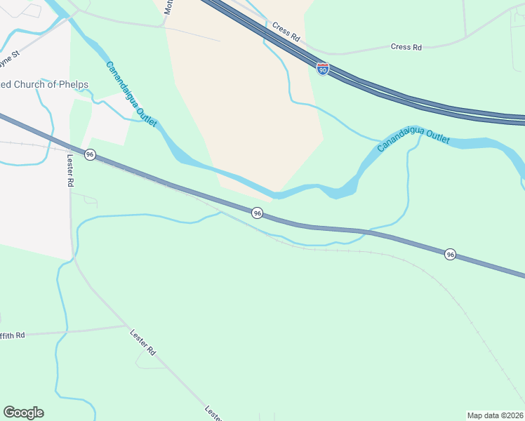 map of restaurants, bars, coffee shops, grocery stores, and more near 1156 New York 96 in Phelps