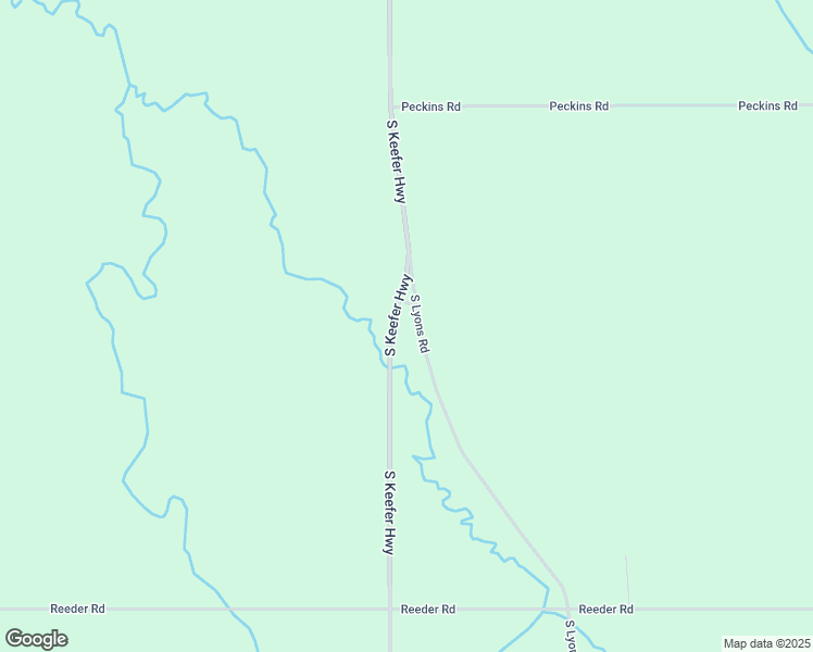 map of restaurants, bars, coffee shops, grocery stores, and more near 2392 South Keefer Highway in Lyons