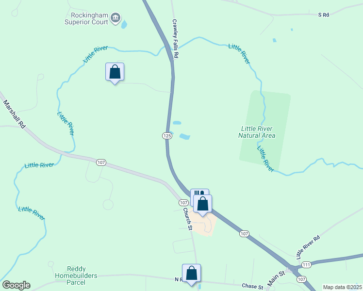 map of restaurants, bars, coffee shops, grocery stores, and more near 255 New Hampshire 125 in Kingston